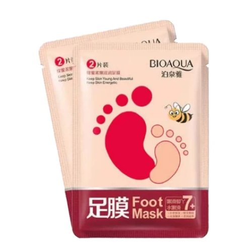 BIOAQUA FOOT MASK for Legs Feet Mask Scrub Exfoliating Socks for Ped Remove Foot Patch 1Pair