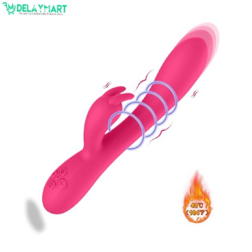 Silicone Rabbit Heating Vibrator