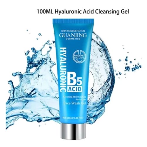 Guanjing Hyaluronic B5 Acid Moisturizing Anti-acne Face Wash Skin Care (100Ml)