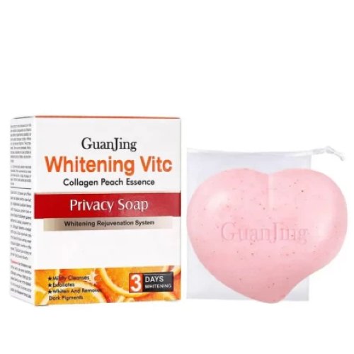 Guanjing Vitamin C Collagen Peach Essence Rejuvenation Privacy Soap