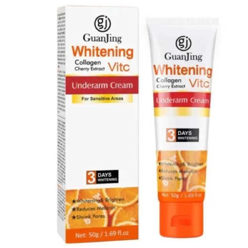 Guanjing Vitamin C Cherry Extract Brightening Cream For Under Arm & Sensitive Areas 50G