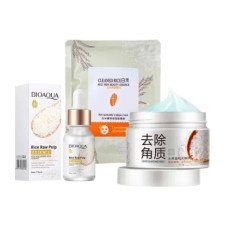 Pack Of 3 Bioaqua Glow Rice Beauty Glowing Series