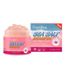 Guanjing Sea Salt Hair Loss Treatment Shampoo Natural Nourish Anti-frizz Shampoo For Hair Care 200G