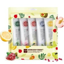 SENANA 5pcs Fruit And Vegetable Hand Cream Moisturize Repair Skin 30gx5