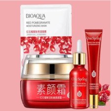 Bioaqua - Red Pomegranate 4 in 1 Skincare Shrink Pores Fresh Moisturizing Series