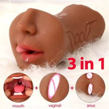 2 In 1 Sex Toy Vibrator Mouth Masturbator Cup Male Sex Toy For Men In Pakistan